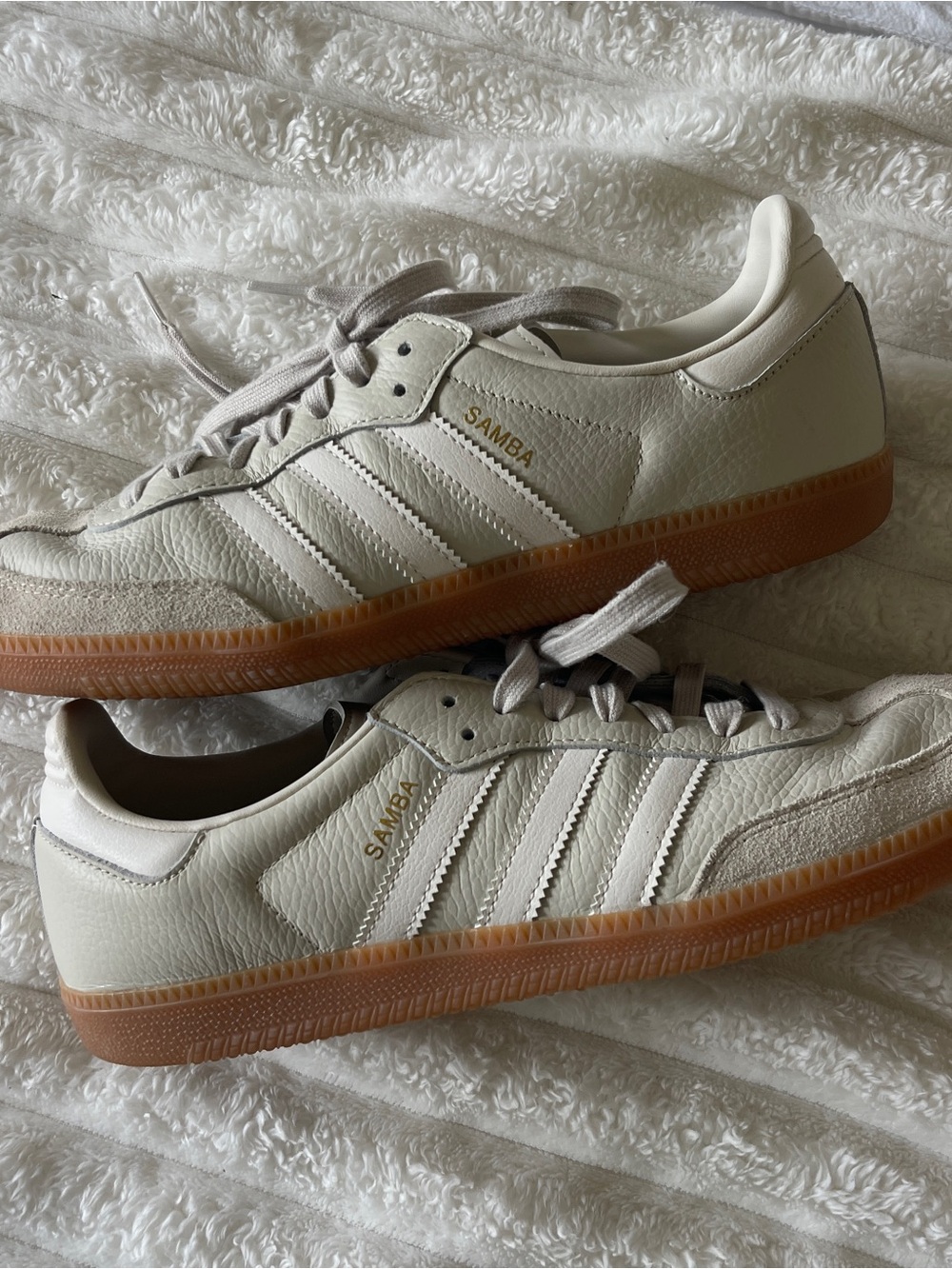 Adidas Samba OG aluminum gum sneakers